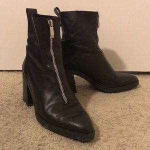 Zara ZIP Black Booties